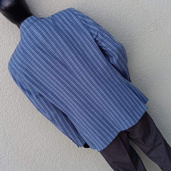 TAILORBYRD COLLECTION MEN'S 98% COTTON CHECK  SUMMER BLAZER - Picture 16 of 17